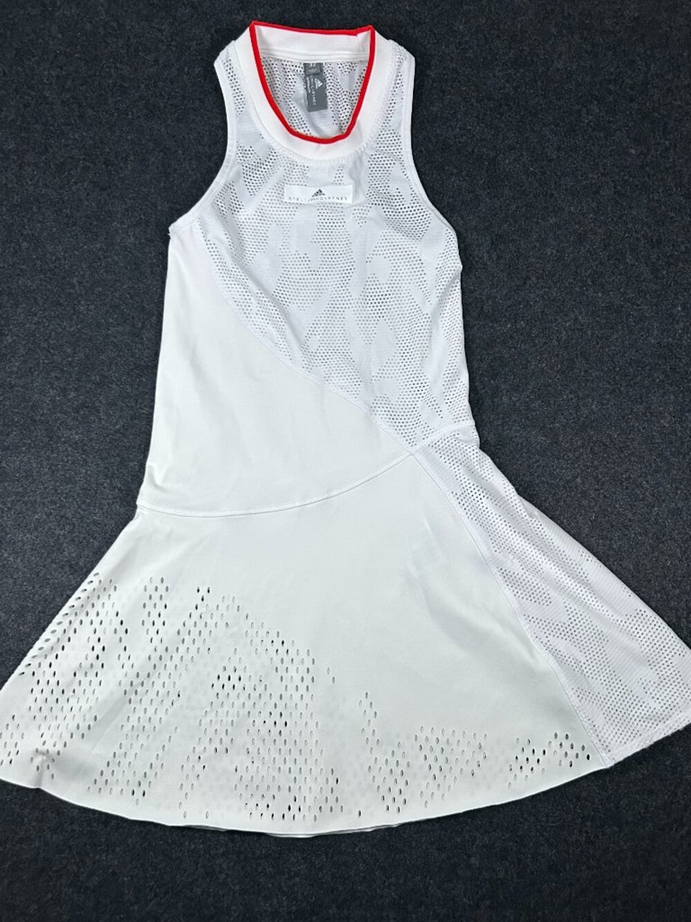 Adidas by Stella McCartney Barricade White Tennis Dress Size 32 (No Shorts)